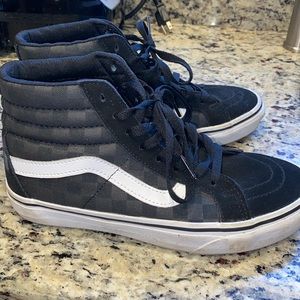 Vans ultracush black white mids